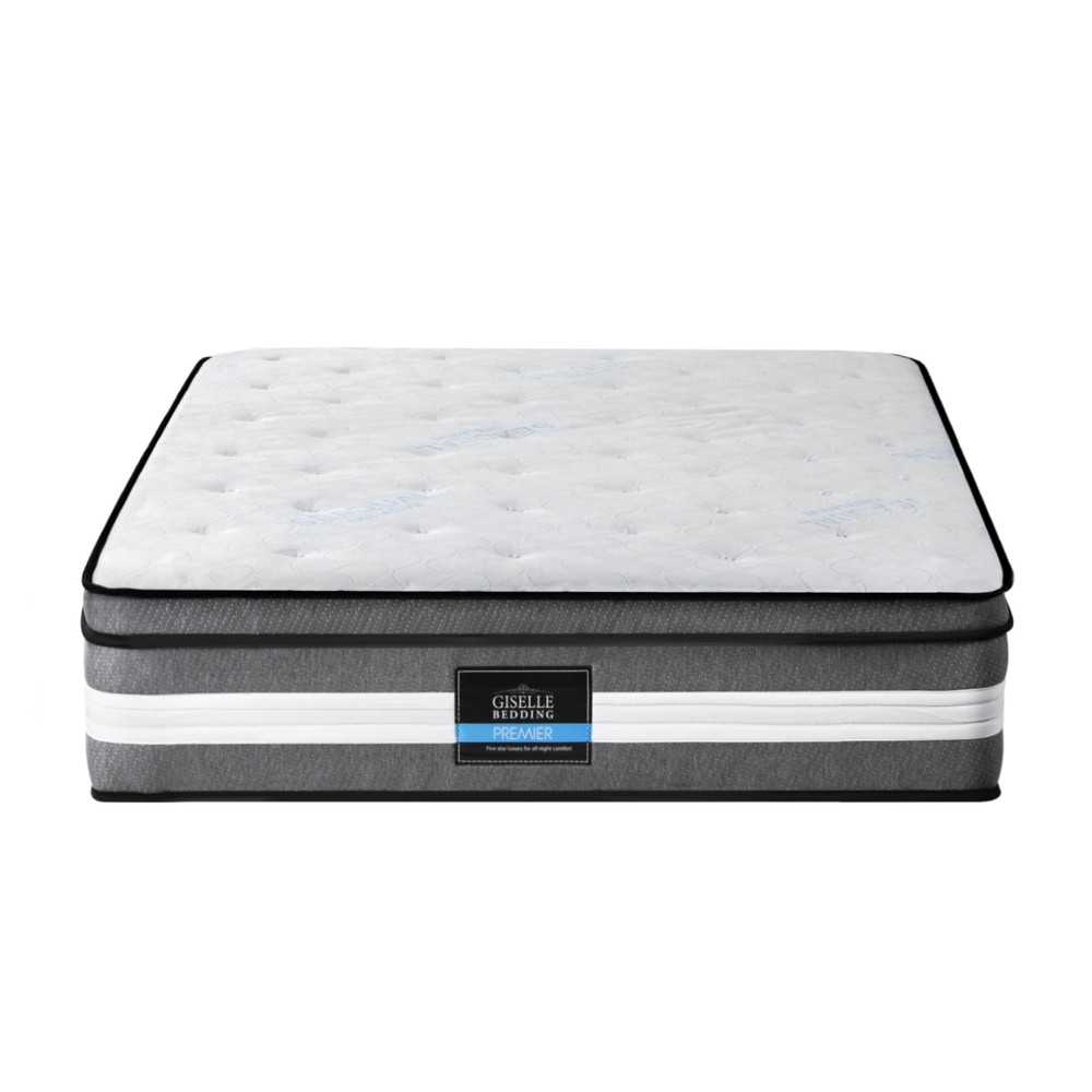 Giselle Bedding Bluequal Fabric Gel Foam Pocket Spring Single Mattress, 30cm
