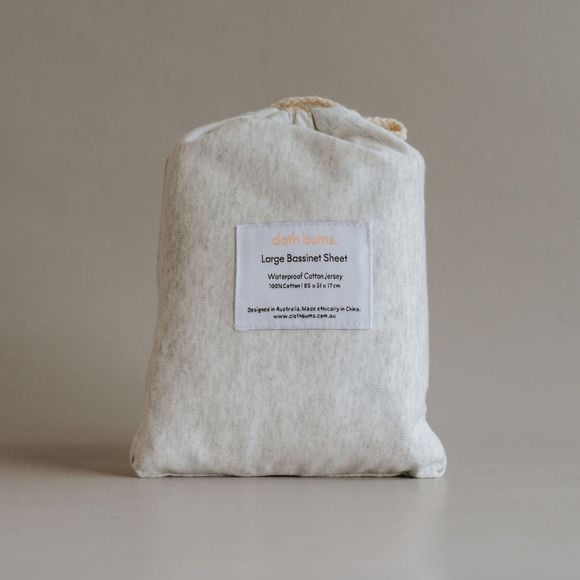 Cloth Bums Co-Sleeper Waterproof Sheet - Grey Marle