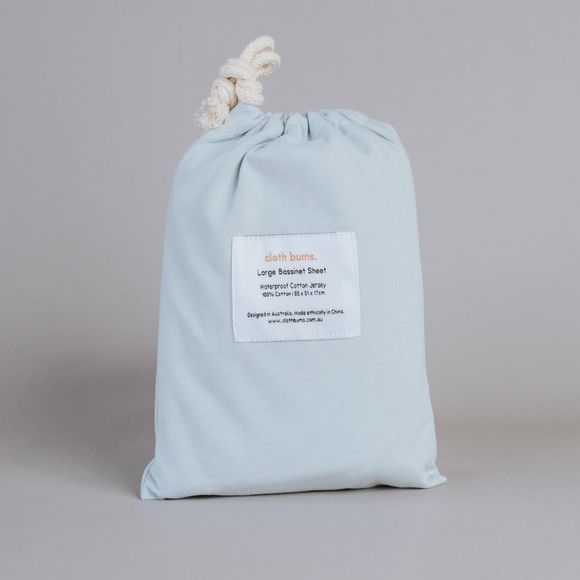 Cloth Bums Co-Sleeper Waterproof Sheet - Glacier
