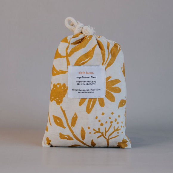 Cloth Bums Co-Sleeper Waterproof Sheet - Golden Hour