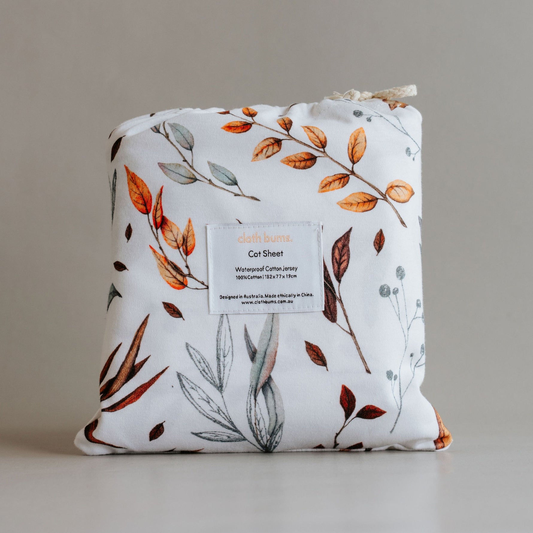 Cloth Bums Waterproof Cot Sheet, Colours of the Wind
