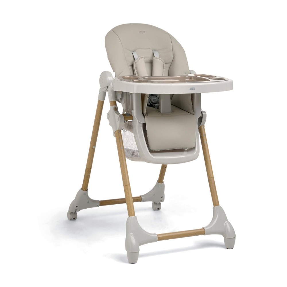 Mamas & Papas Snax Highchair Adjustable Height Padded Seat Truffle