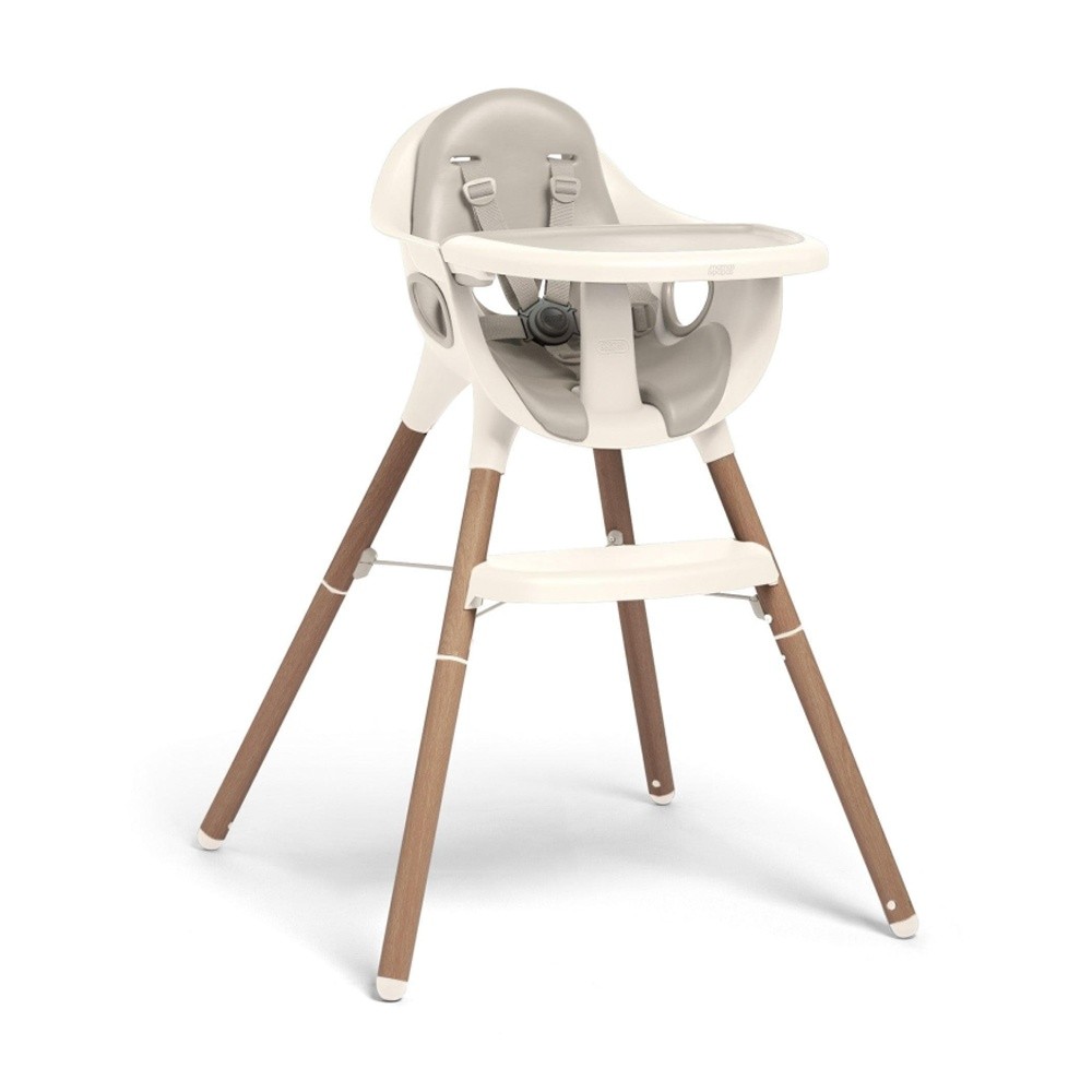 Mamas & Papas JuGrey Highchair Convertible Junior Chair Removable Tray Croissant