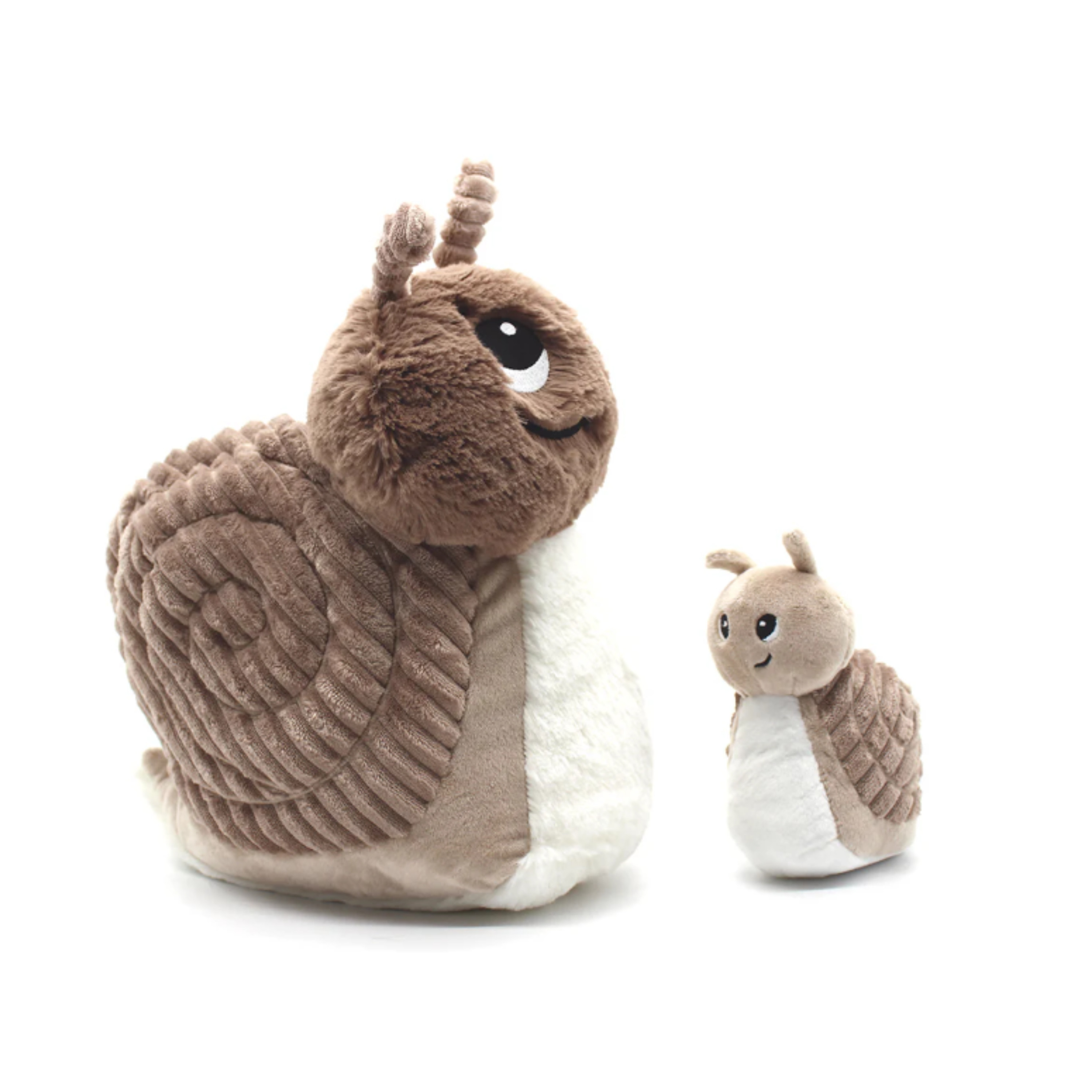 Les Ptipotos Speedou the Snail Mum & Baby, Brown