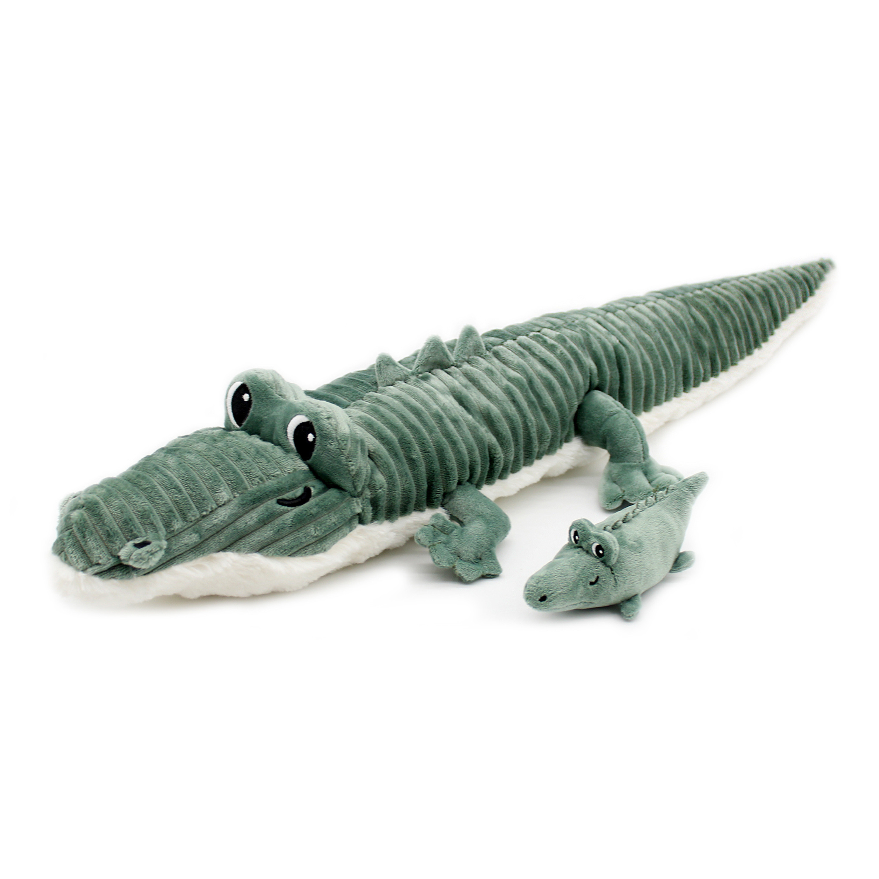 Les Ptipotos Croketou the Crocodile Mum & Baby