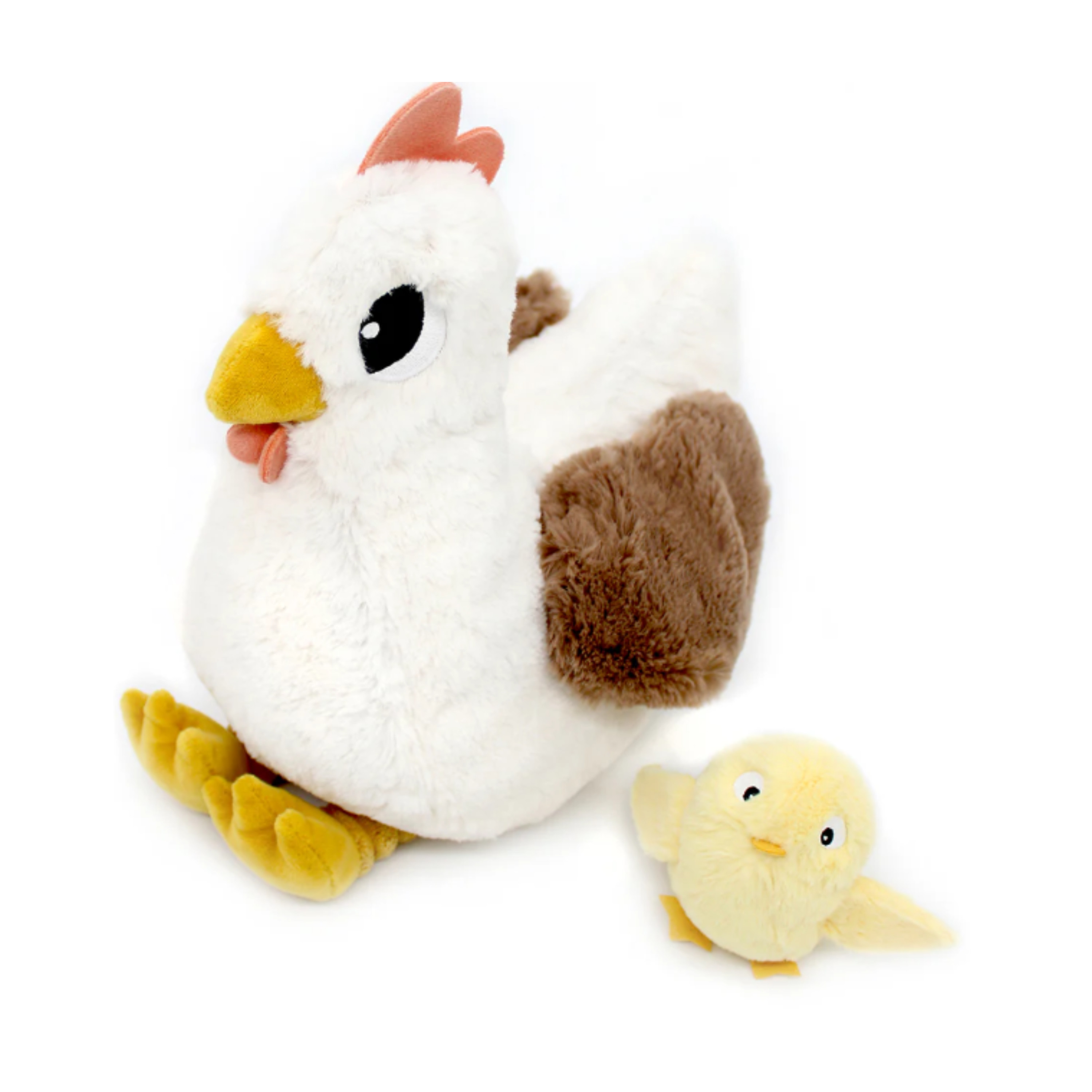 Les Ptipotos Pioupiou the Hen Mum & Baby