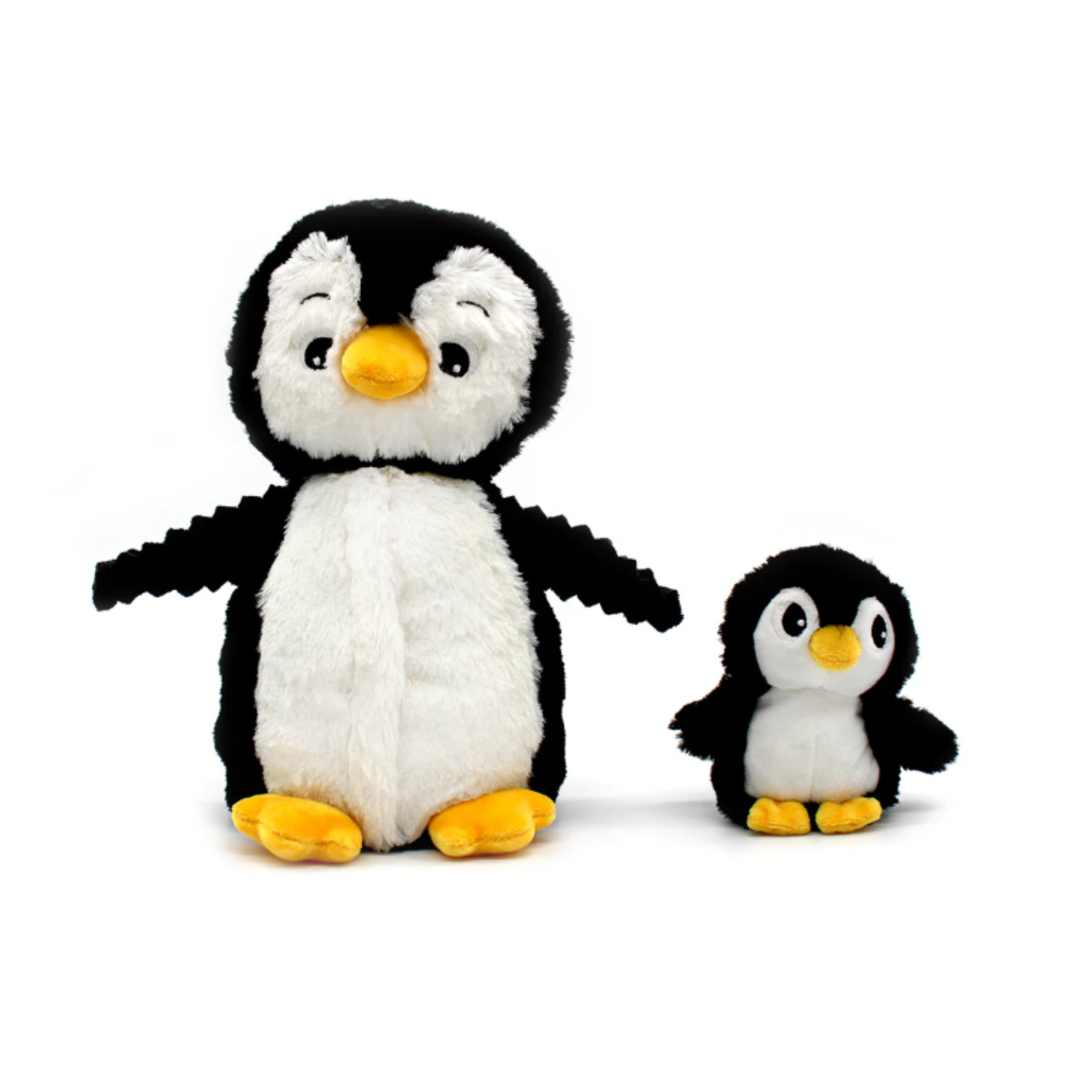 Les Ptipotos Iglou the Penguin Mum & Baby, Black