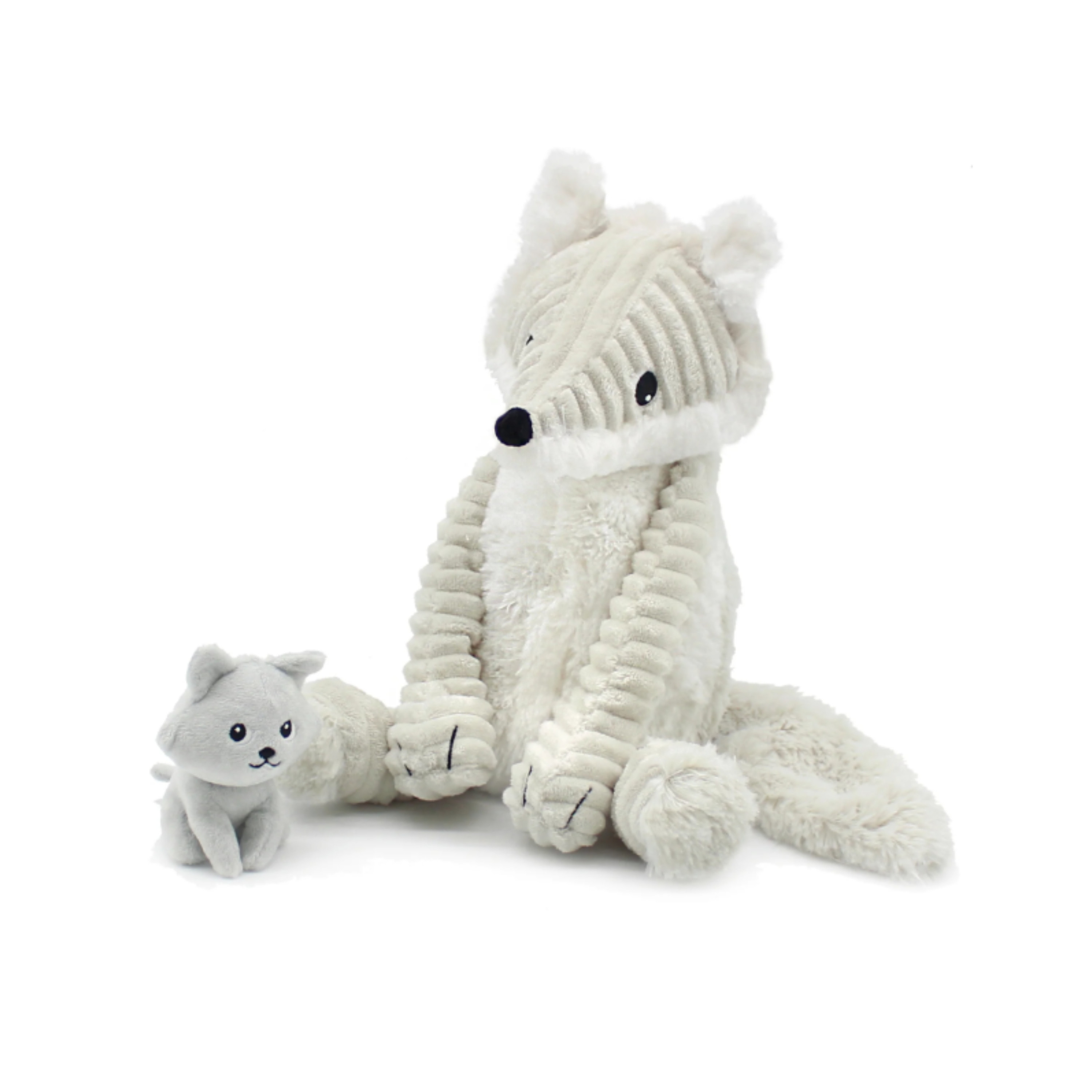 Les Ptipotos Frimou the Snow Fox Mum & Baby