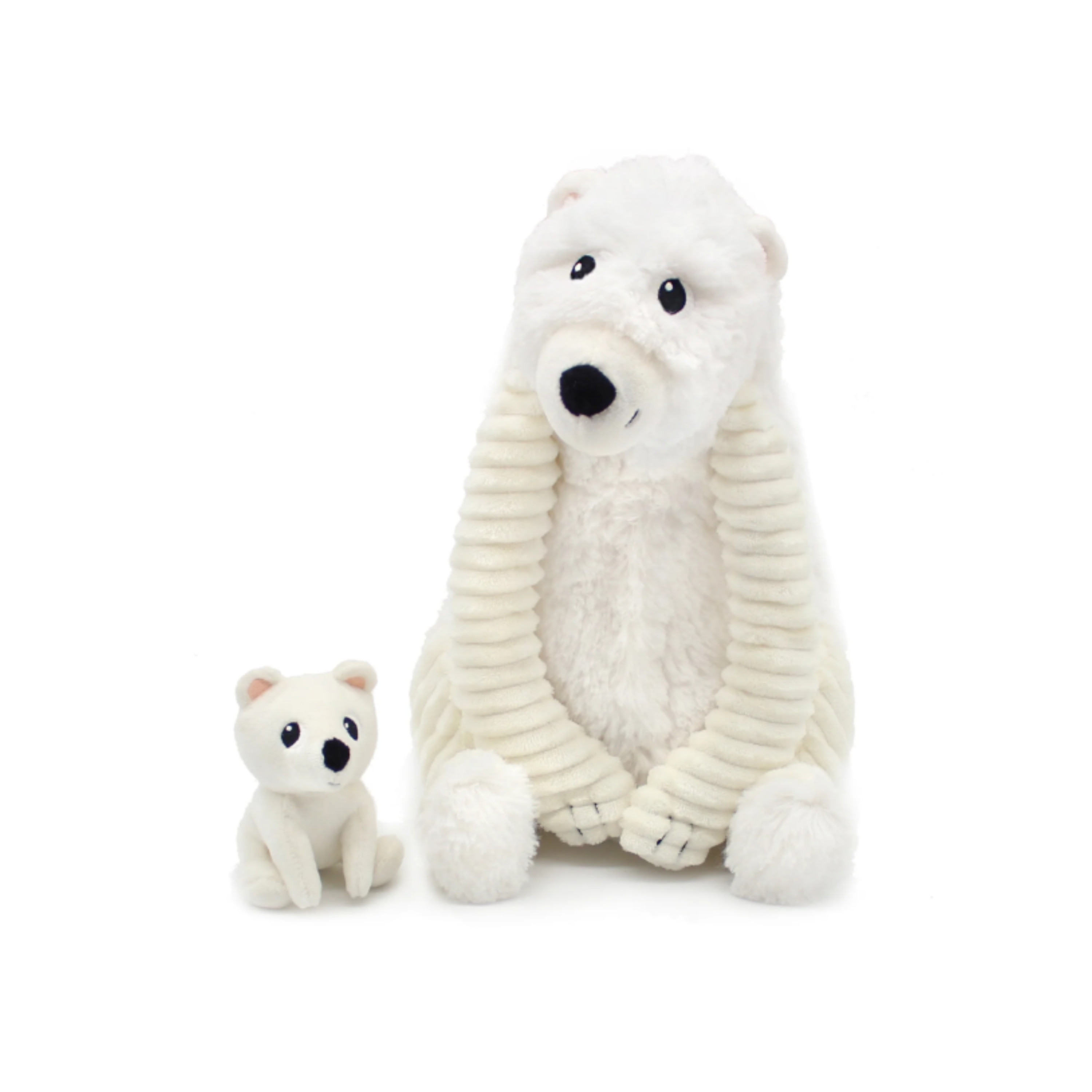 Les Ptipotos Grobidou the Polar Bear Mum & Baby