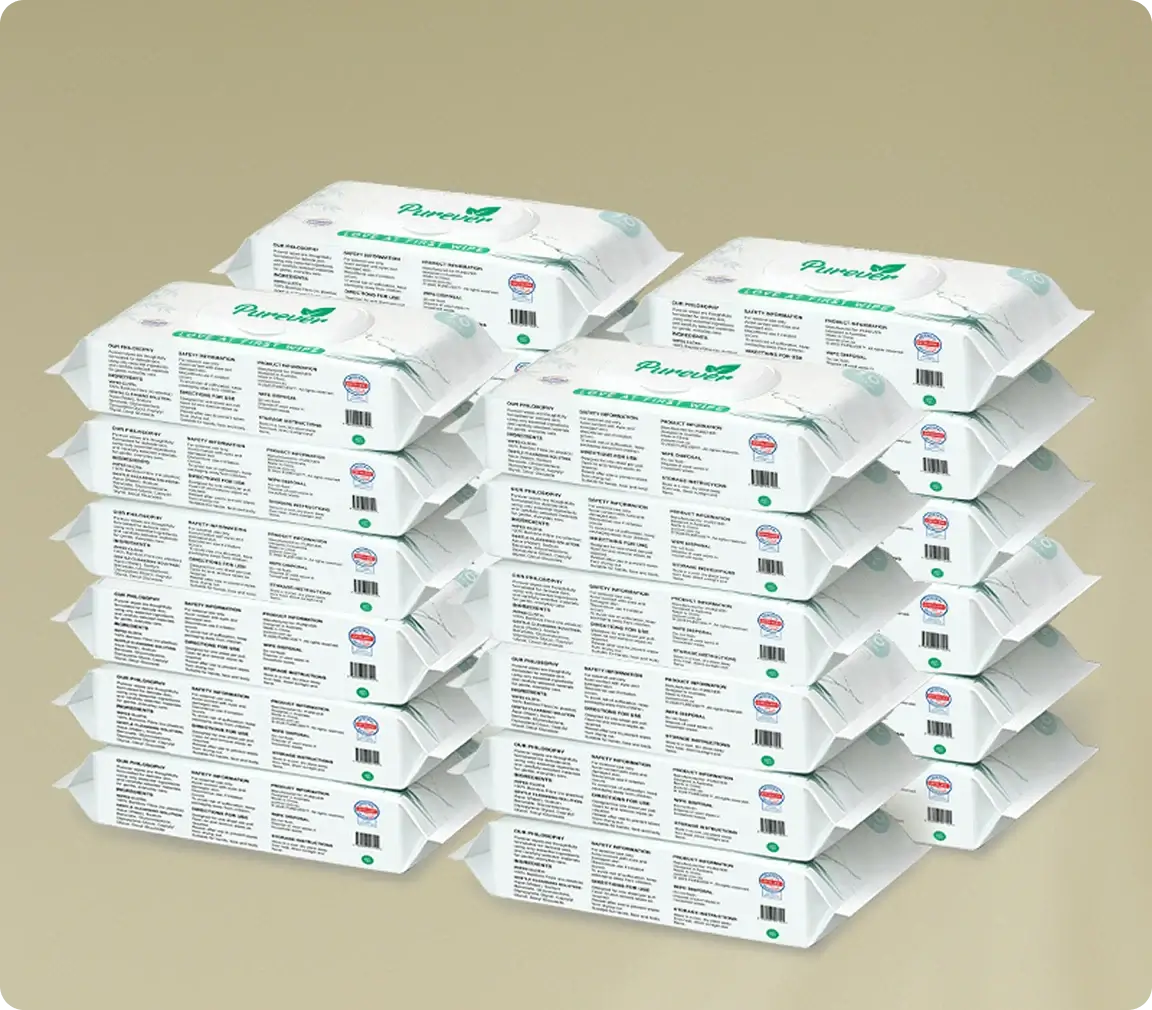 Purever Signature Bamboo Baby Wipes - 24 Pack