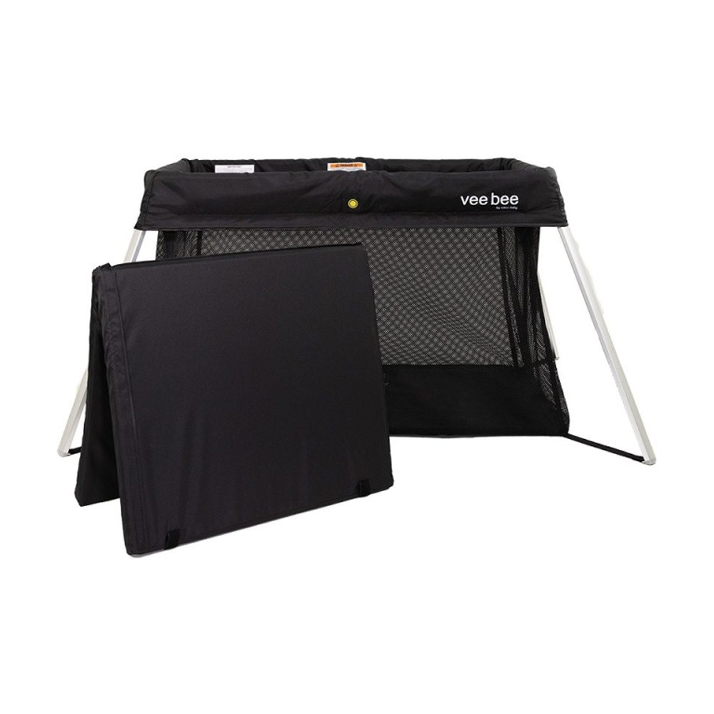 Veebee Amado Portacot with Travel Cot Mattress & Travel Bag