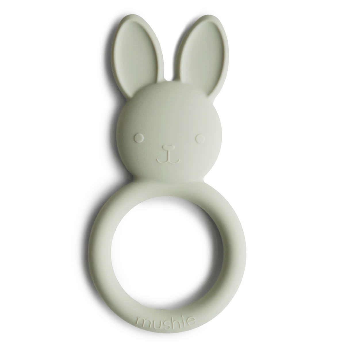 Mushie Animal Teether - Bunny, Green