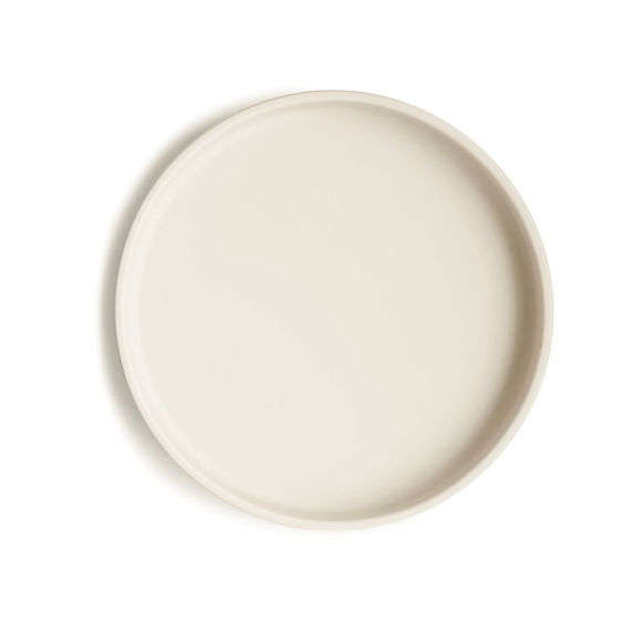 Mushie Classic Silicone Plate - Ivory