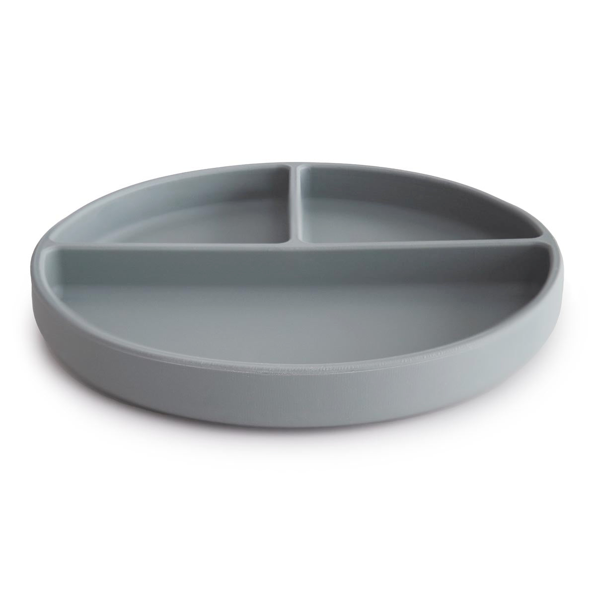 Mushie Silicone Suction Plate - Grey