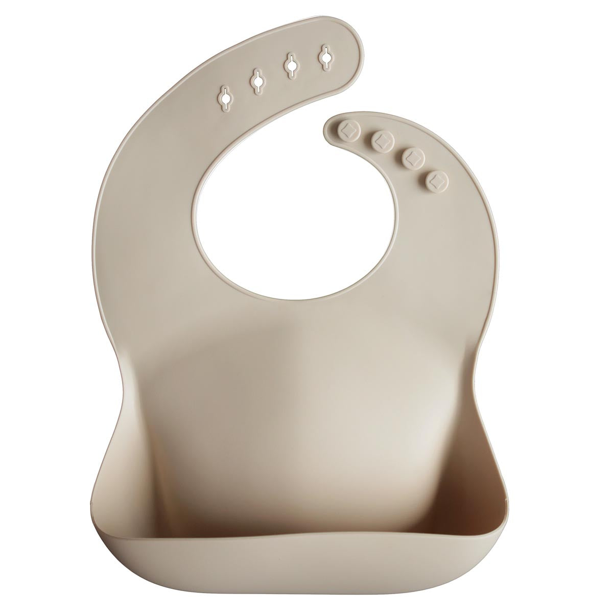 Mushie Silicone Bib, Shifting Sand