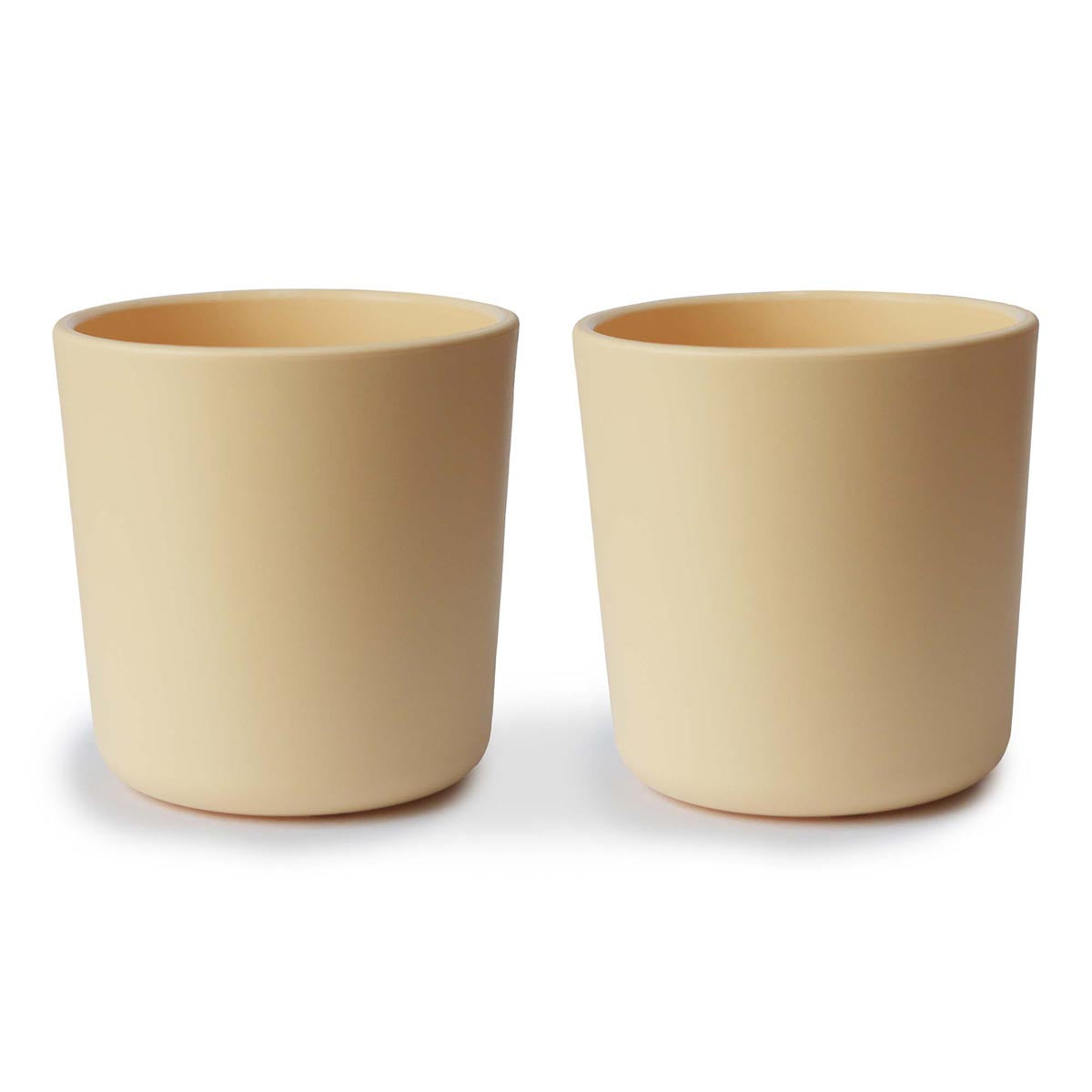 Mushie Cups 2pc - Pale Daffodil