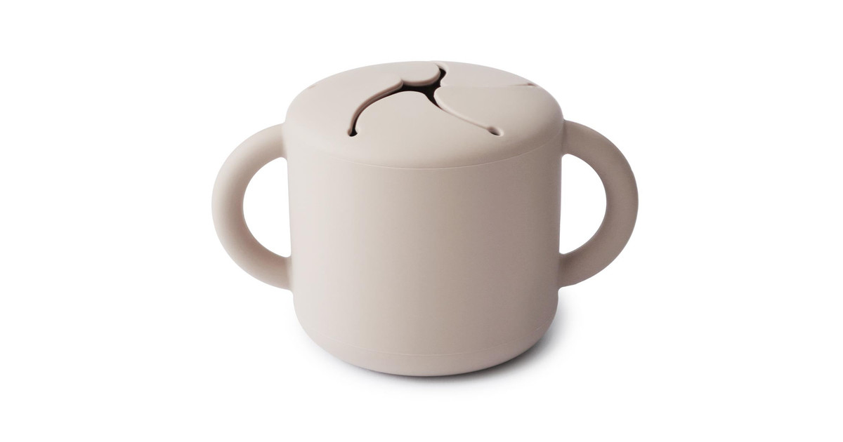 Mushie Snack Cup - Ivory | Baby Bunting AU