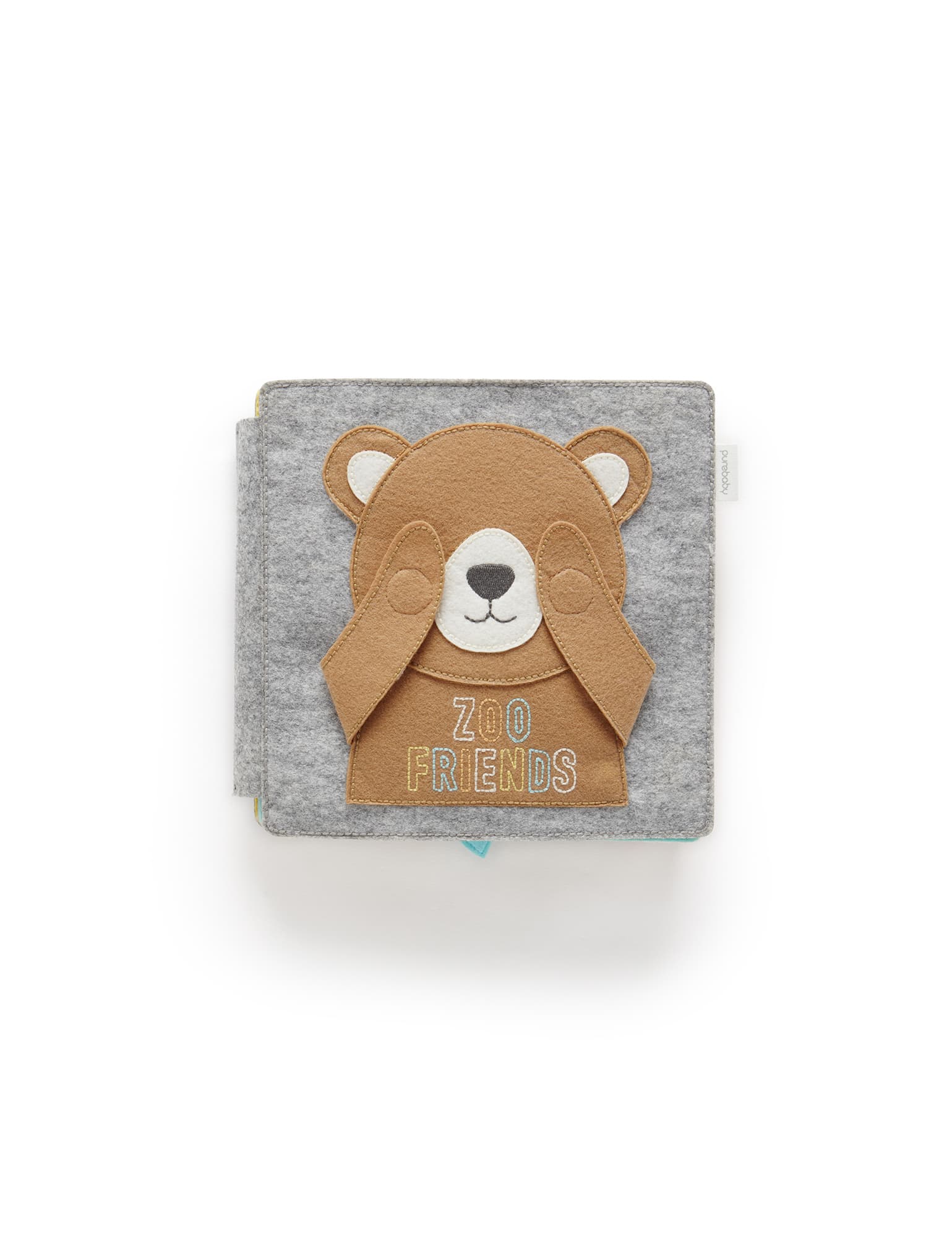 Purebaby Felt Activity Book Zoo Friends