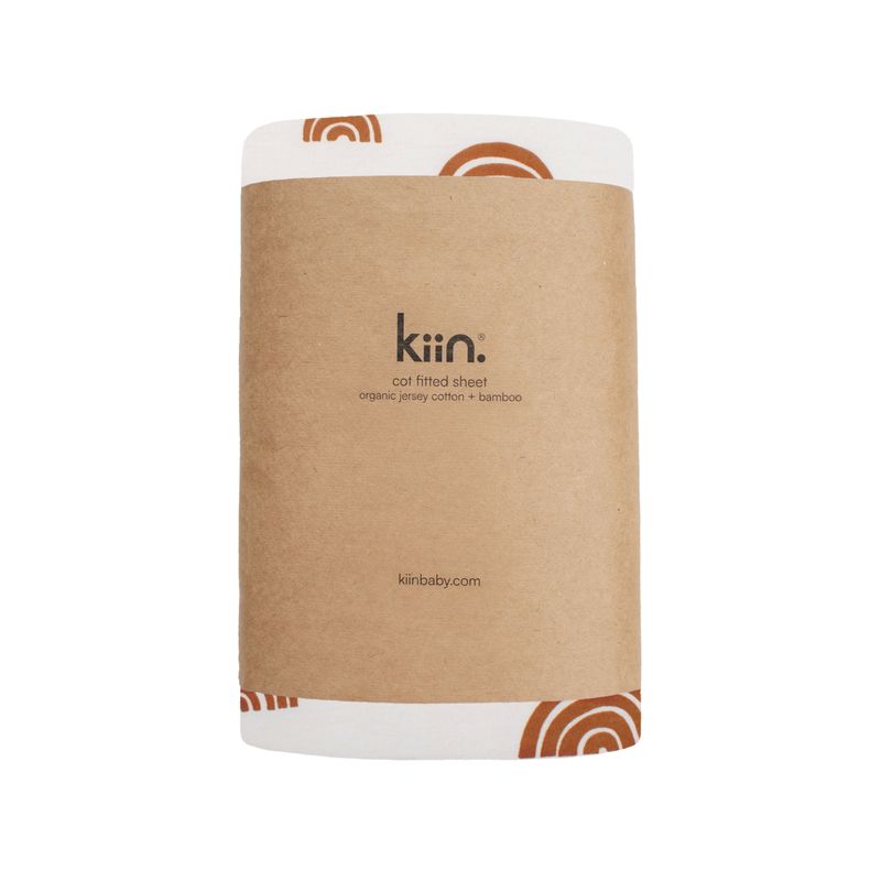 Kiin Cot Organic Sheet, Rainbow