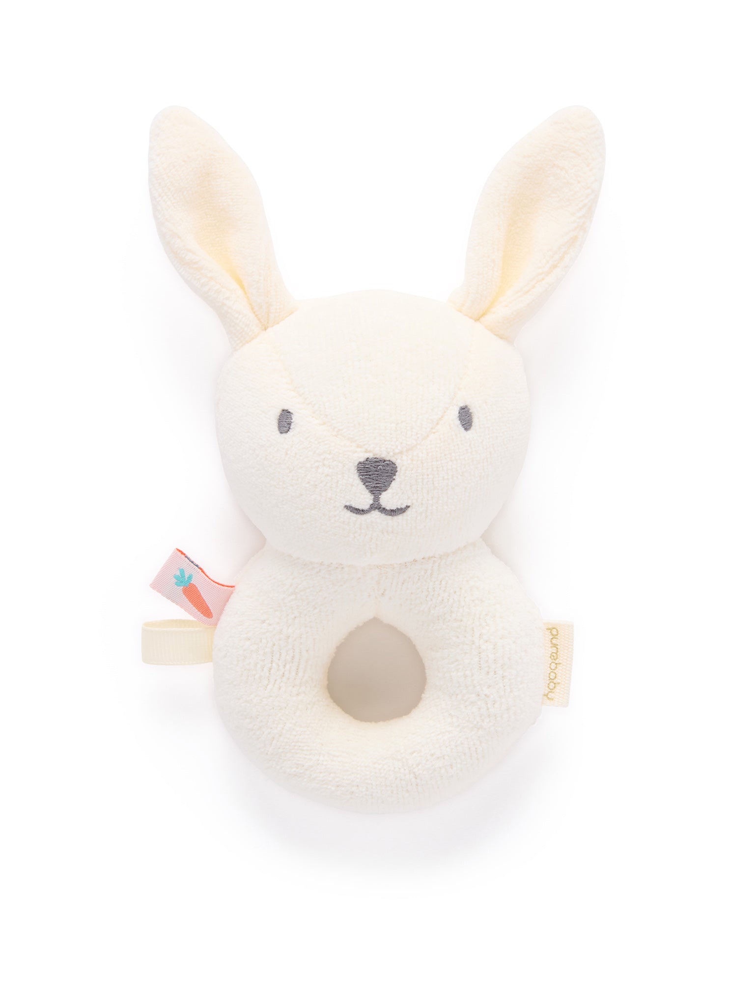 Purebaby Rattle Friend, Cloud Bunny