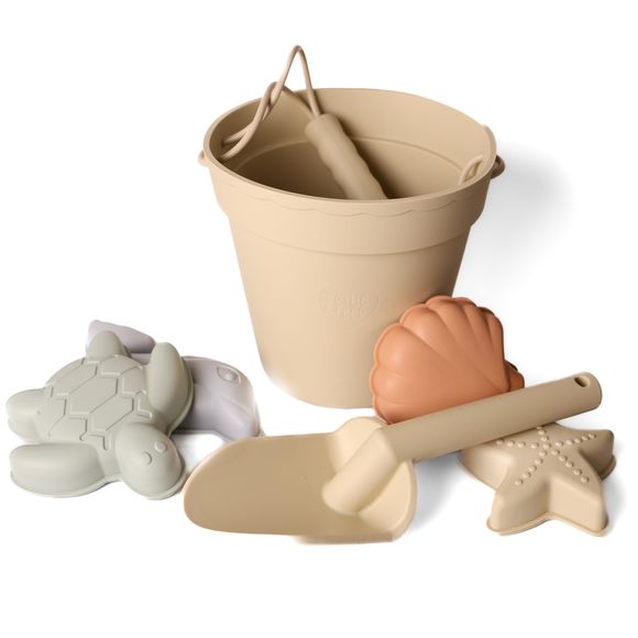 Soothe & Feed Silicone Beach Set - Sand