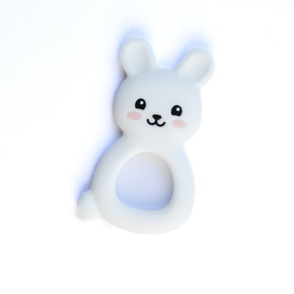 Soothe & Feed Willow the Bunny Silicone Teether - White