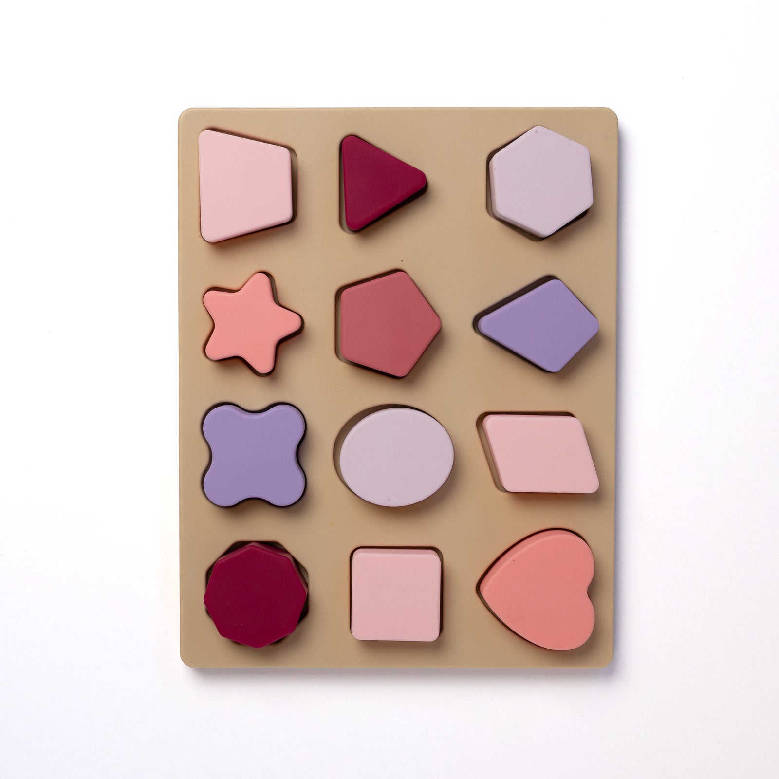 Soothe & Feed Silicone Geometric Puzzle Board