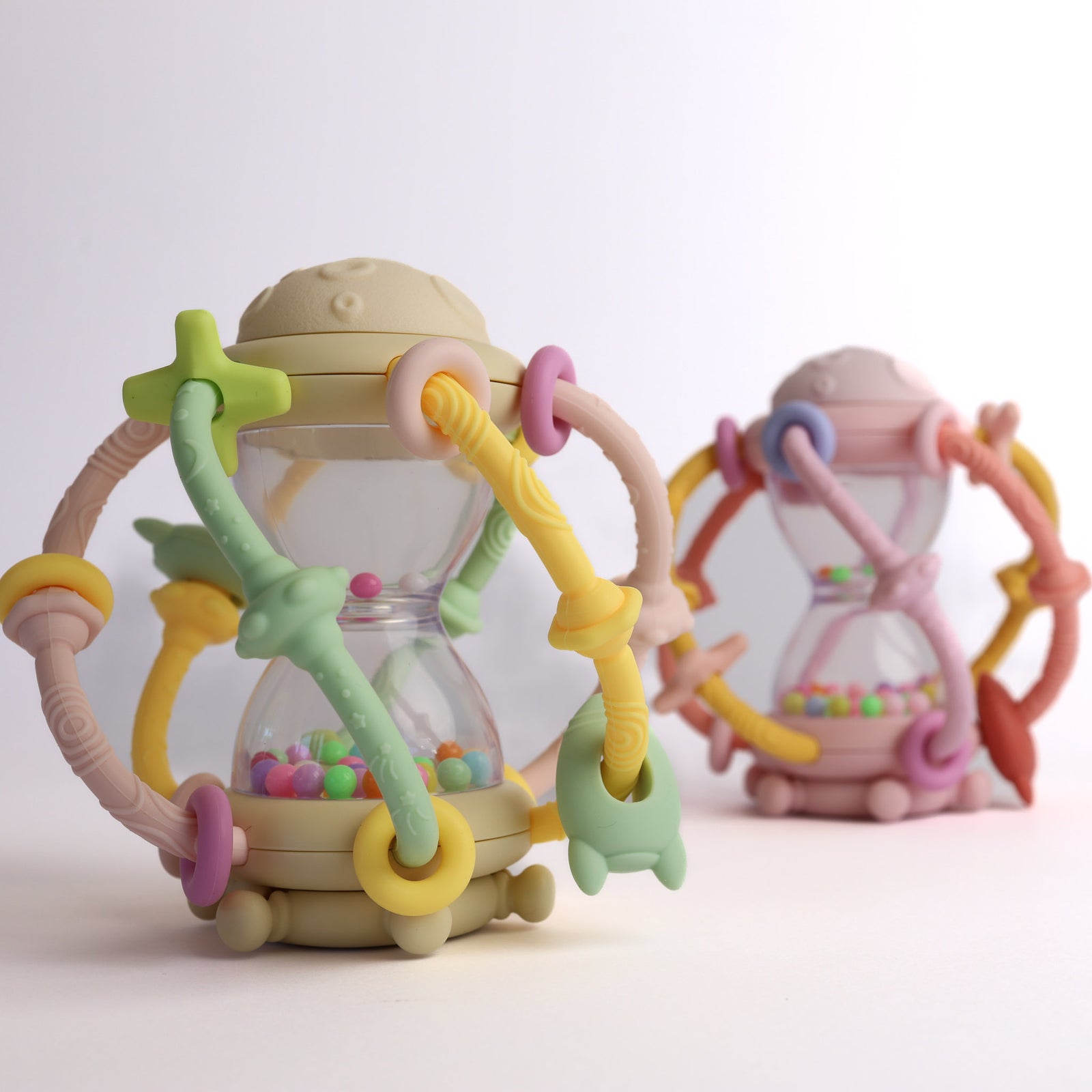 Soothe & Feed Hourglass Rattle Toy, Tuitti Fruiti