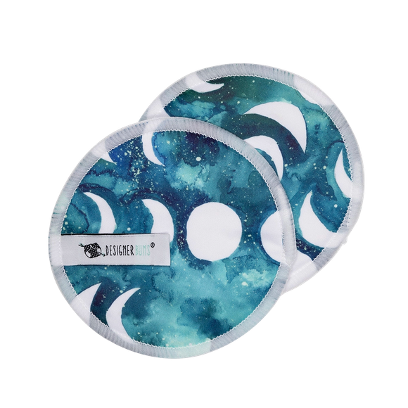 Designer Bums -Teal Moon Nursing Pad Set