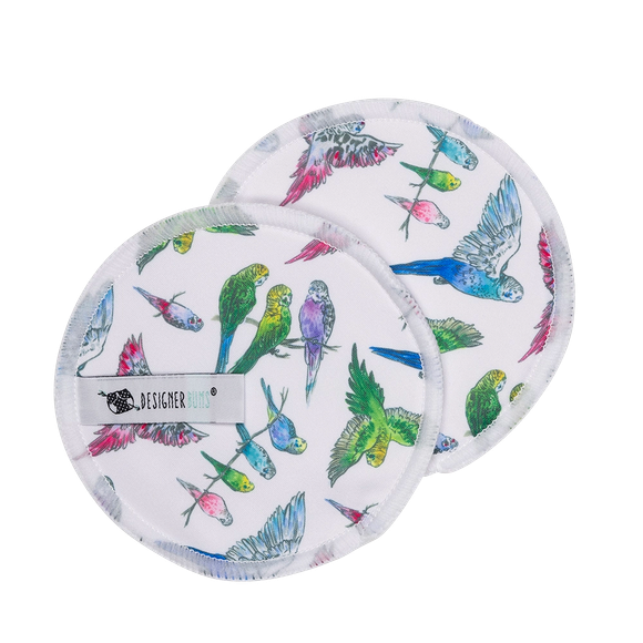 Designer Bums -Budgie Banter Nursing Pad Set