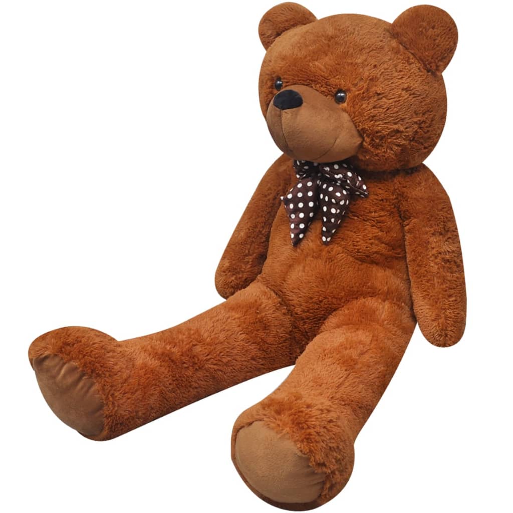 Vida XL Soft Plush Teddy Bear Toy, Brown, 135cm