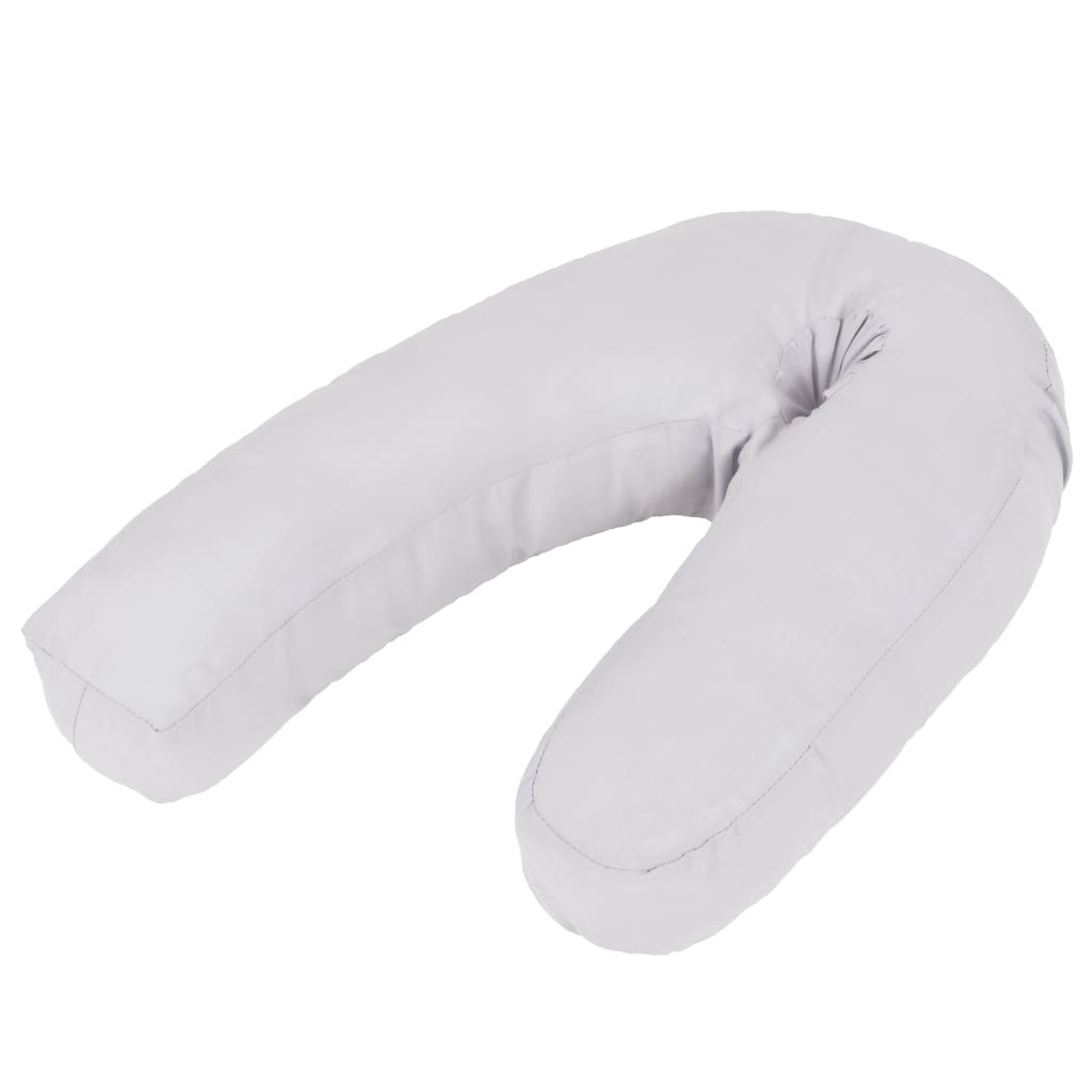 Vida XL Pregnancy Pillow J-Shaped, Grey