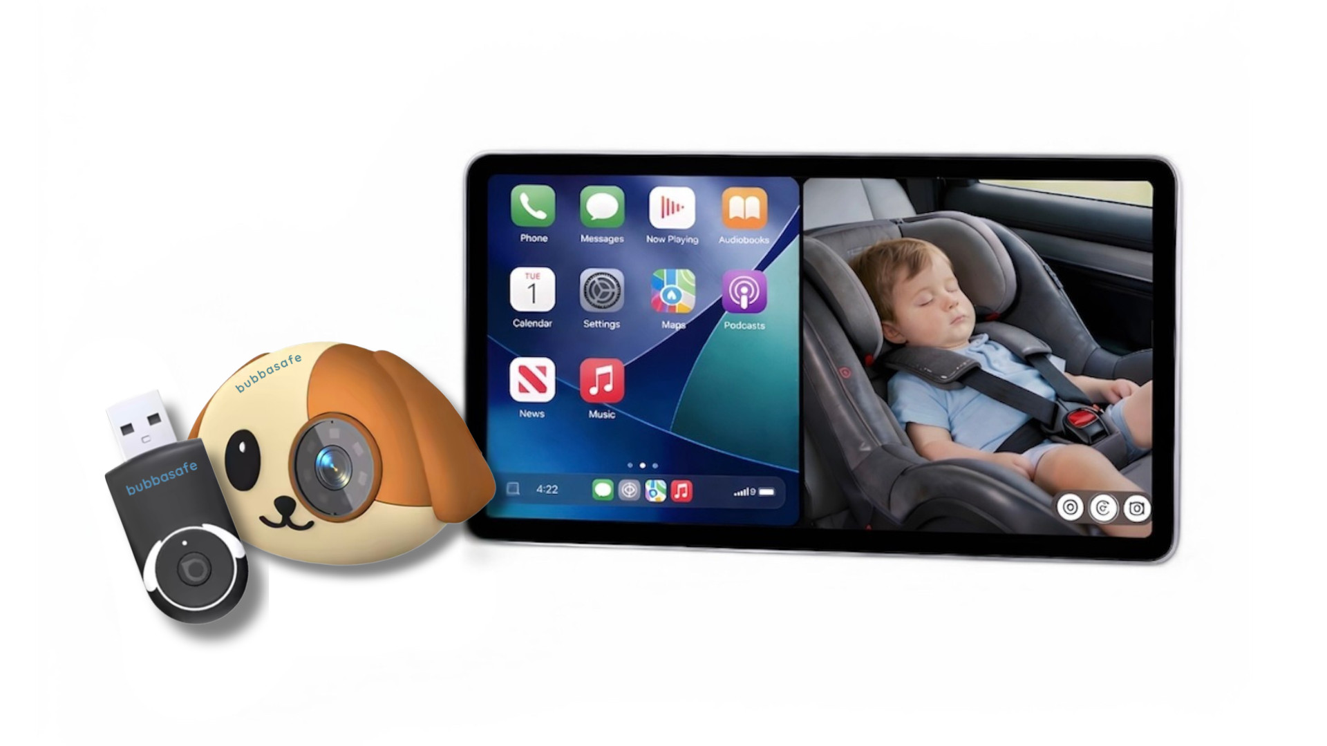 Bubbasafe Baby View (Dog), Car Camera