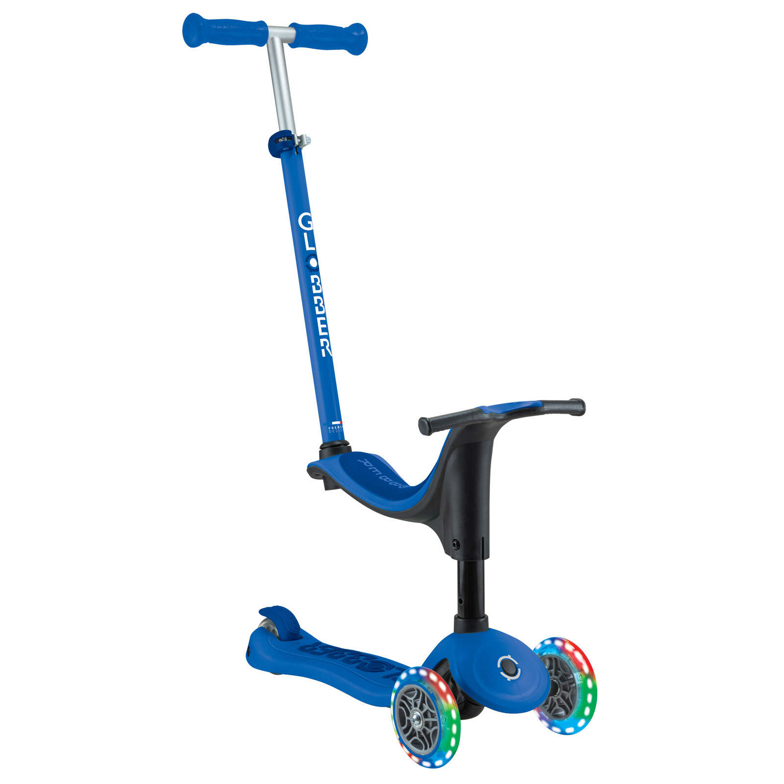 Globber Go Up Sporty Lights Scooter - Blue