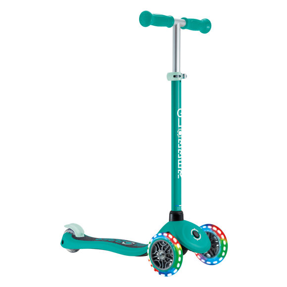 Globber Primo Lights Scooter - Green