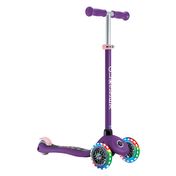 Globber Primo Lights Scooter - Pink/Purple