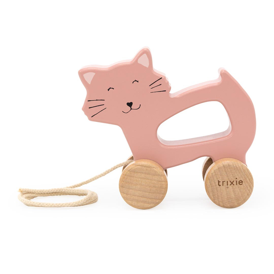 Trixie Wooden Pull Along Toy, Mrs. Cat