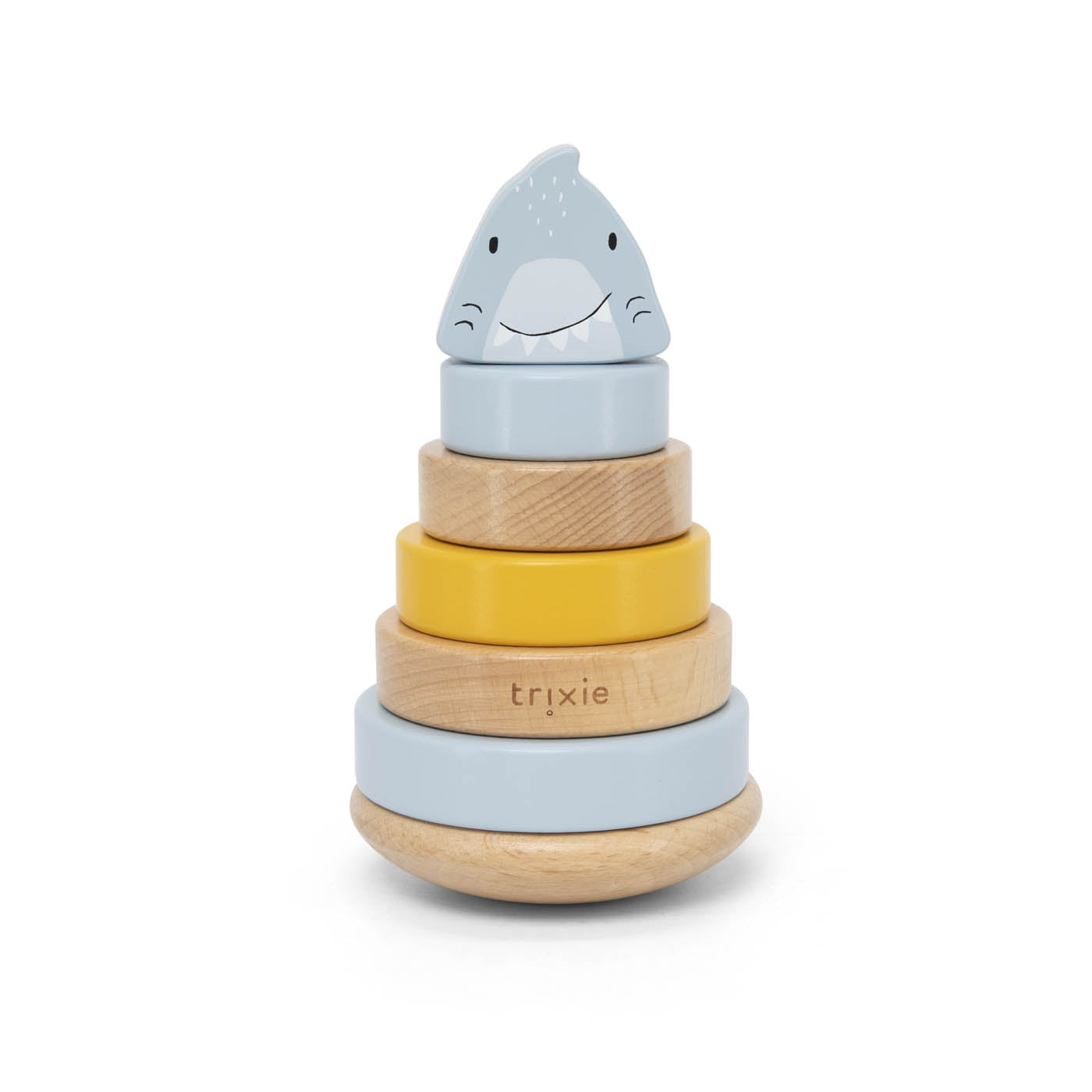 Trixie Wooden Stacking Toy, Mr. Shark