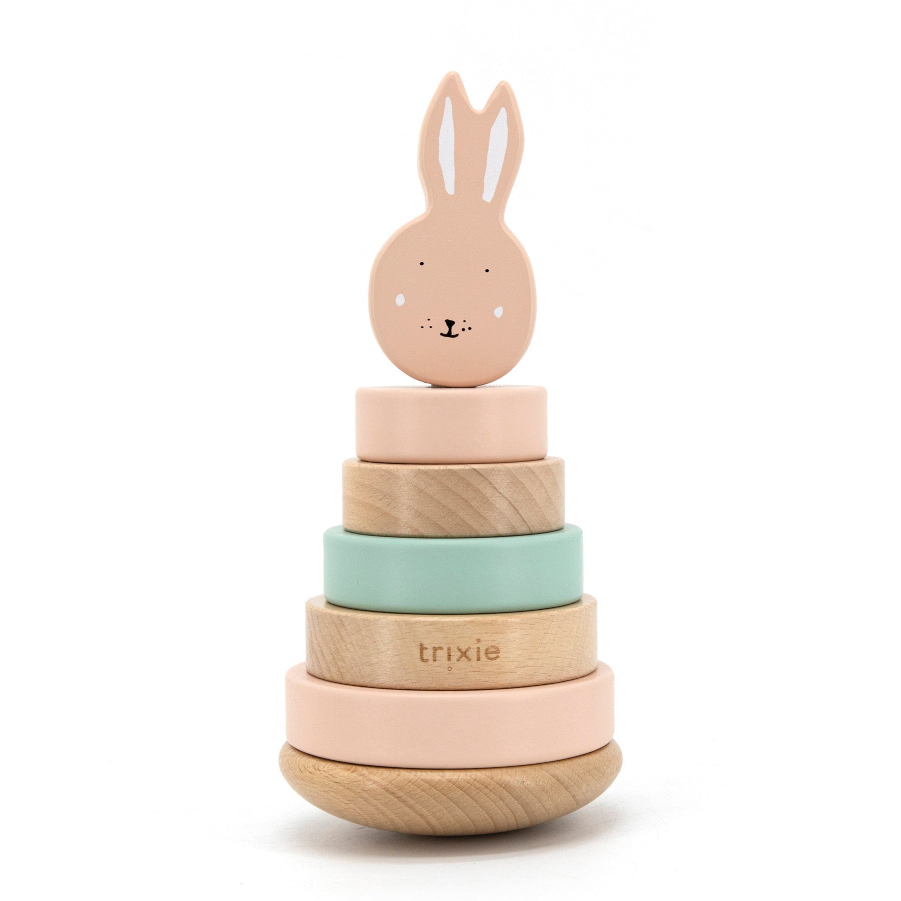 Trixie Wooden Stacking Toy, Mrs. Rabbit