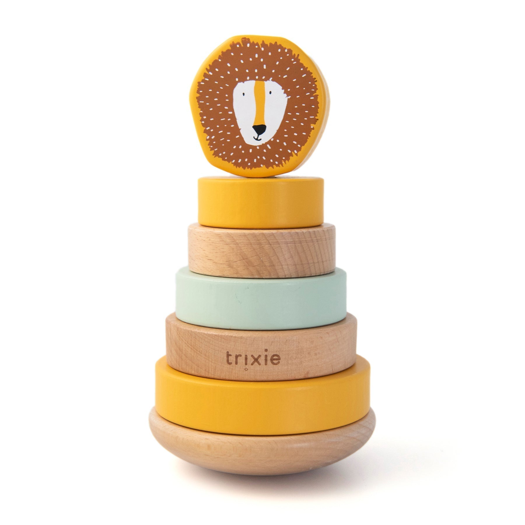Trixie Wooden Stacking Toy, Mr. Lion