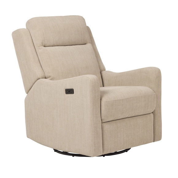 IL Tutto Henry Electric Recliner & Swivel Glider Chair - Latte