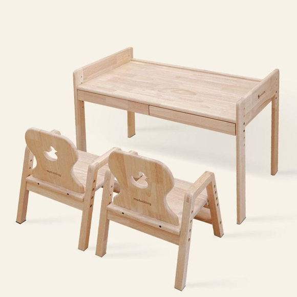 Myduckling Kaya Pro Adjustable Table with 2 Chairs - Duck