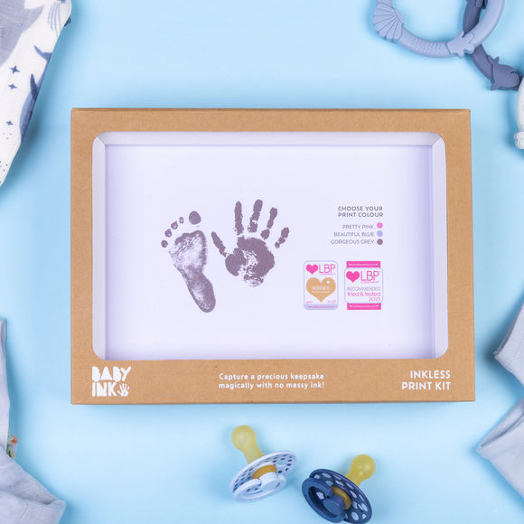 BabyInk Ink-less Frame Kit - Beautiful Blue