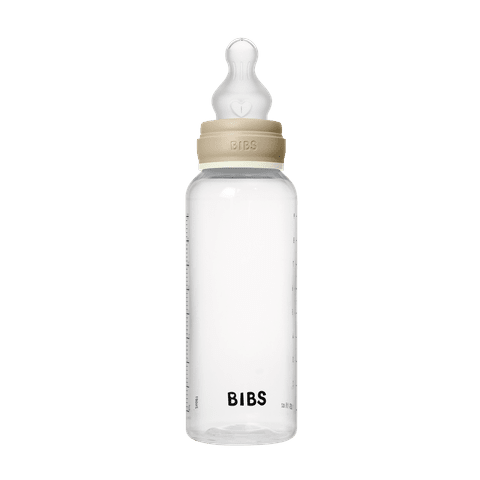 Bibs Glow Silicone Bottle, Beige, 270ml