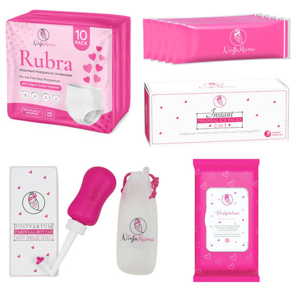 Ninja Mama Stage 1 Postpartum Recovery Bundle | Hospital Bag Essentials