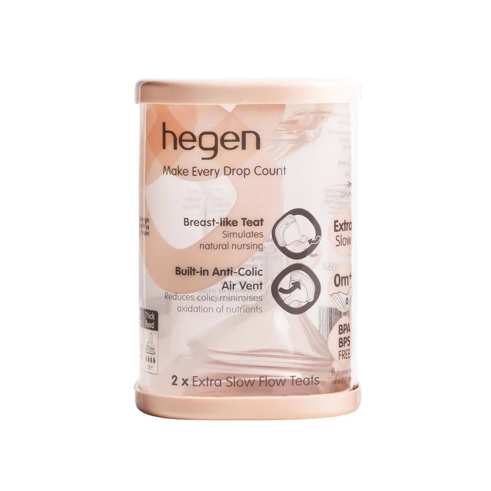 Hegen Teat 2-Pack, Slow Flow