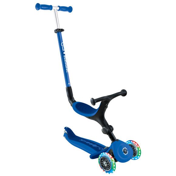 Globber GO UP ACTIVE with Lights - Blue