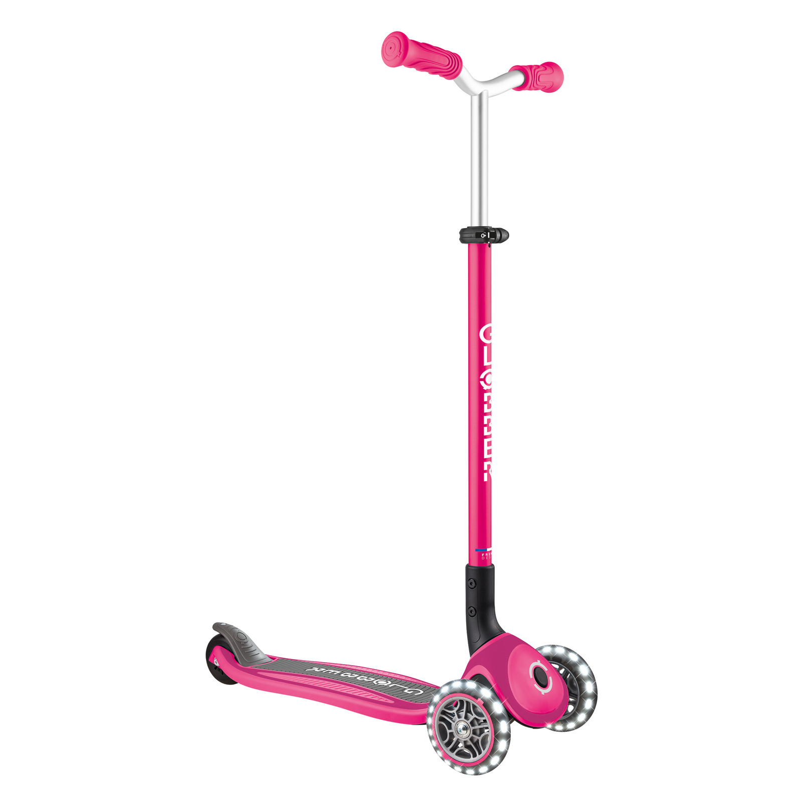Globber Master with Lights - Pink