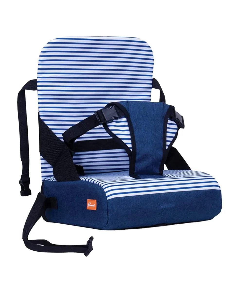 Dreambaby Grab 'N Go Booster Seat, Blue Denim Stripes