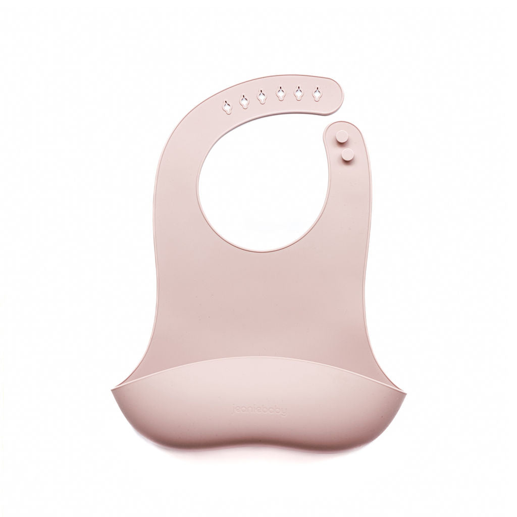 Jeanie Baby, Silicone Bib, Mauve